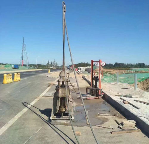 合江公路高聚物注浆加固